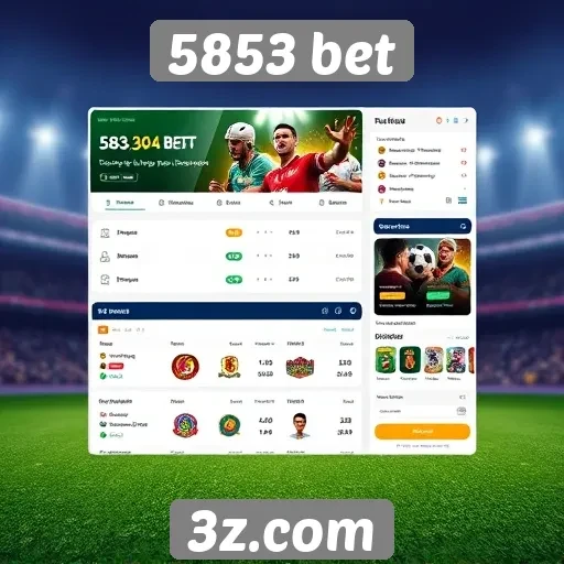 Interface do usuário no site 5853 bet é intuitiva